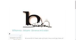 Desktop Screenshot of bsieben.de